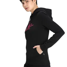 Puma Black Graphic Print Hoodie image 4
