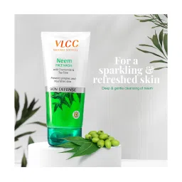 VLCC Neem and Anti-Tan Skin Lightening Face Wash Buy 1 Get 1 Free - Pack of 2 image 2
