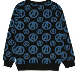 Bodycare Kids Black Printed Full Sleeves Sweatshirt image 2