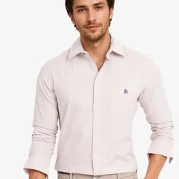 Rare Rabbit Beige Regular Fit Embroidered Shirt-picture-6