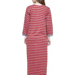 Secret Wish Multicolor Striped Nighty Pack of - 2 image 2
