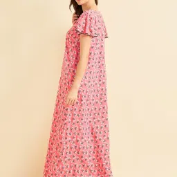 Sweet Dreams Peach Printed Nighty image 2