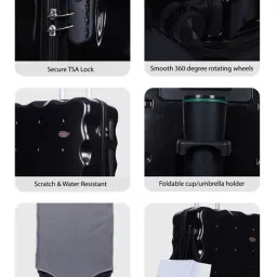 MINI WESST Black Trolley Bag - Pack of 2 image 4