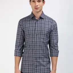 TOMMY HILFIGER Blue Cotton Regular fit Checks Shirt-picture-34