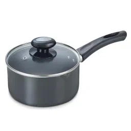 Prestige Black Hard Anodized Aluminium 200 mm Milk Pan with Lid (3000 ml) - Set of 1-picture-22