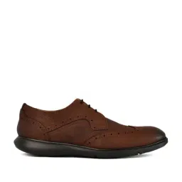 Ruosh Men's Brown Brogue Shoes-picture-19