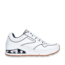 Skechers Men's UNO 2 White Navy Casual Lace Up Shoe-image-58