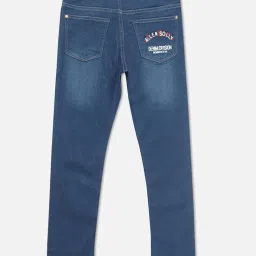 Allen Solly Junior Blue Solid Jeans image 2
