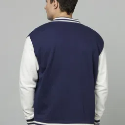 celio celio* Navy Cotton Regular Fit Jacket image 2
