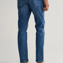 GANT Blue Regular Fit Jeans image 2