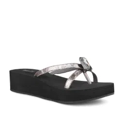 Inc.5 Women's Pewter Thong Wedges image 1