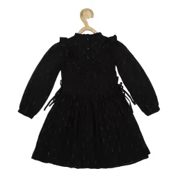 Allen Solly Junior Black Embellished Frock image 2
