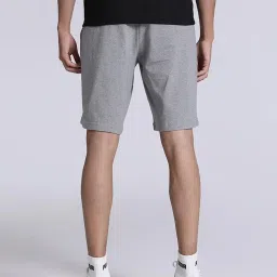 Puma Grey Cotton Regular Fit Printed Shorts image 2