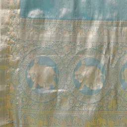 yourwish Woven Design Zari Banarasi Saree image 5