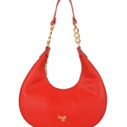 Baggit Red Small Hobo Bag image 1