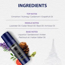 ENVY French Collection George Perfume Deodorant Spray for Men - 120 ml image 2