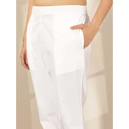 Libas WhiteCasual Trousers image 4