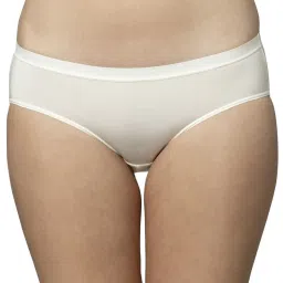 Triumph White & Beige Plain Panties - Pack Of 2 image 2