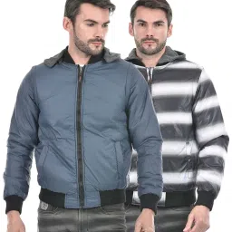 Lawman Pg3 Multicolor Regular Fit Striped Reversible Jacket image 1