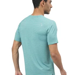 ALCIS Turquoise Anti-Static Slim Fit Round Neck Running T-Shirt image 2