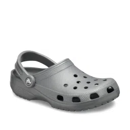 Crocs Men's Classic Slate Grey Back Strap Clogs image 2