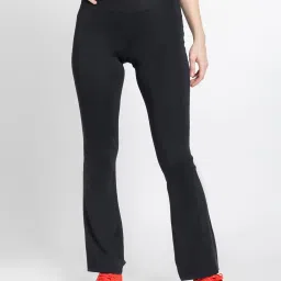 ADIDAS Women's Black YGA FLARED Trackpants image 1