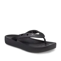 Crocs Women's Classic Black Flip Flops image 2