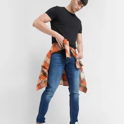 Jack & Jones Blue Slim Fit Low Rise Jeans image 5