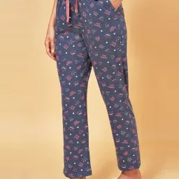 YU by Pantaloons Grey Cotton Printed Pyjamas - Pack Of 2 image 2