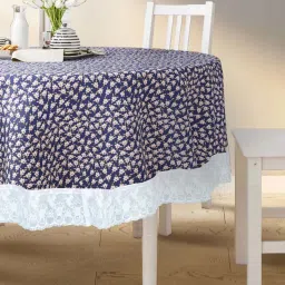 Bianca Classic Clear Blue Pvc 4 Seater Table Cloth image 2