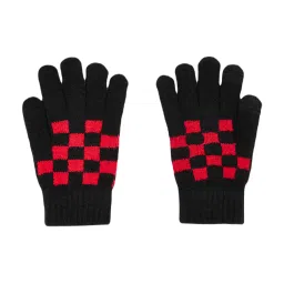 Pantaloons Junior Red Geometric Gloves image 2