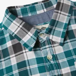 The Souled Store Boys Mercury Cotton Plaid Regular Shirt image 5