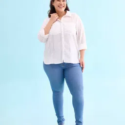 Go Colors! Light Blue Skinny Fit High Rise Jeans image 1