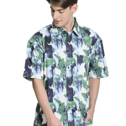 BENE KLEED Multi Cotton Loose fit Print Casual Shirt-picture-22