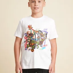 Jack & Jones Junior Boys Bright White T-shirts image 1