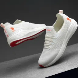 U.S. Polo Assn. Men's Lebron 2.0 Off White Casual Sneakers image 1