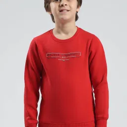Monte Carlo Boys Red Printed Sweatshirt image 1
