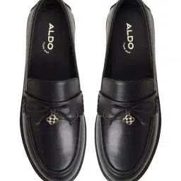 Aldo Women's GWAJAR Black Casual Loafers image 4