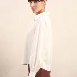 Vero Moda Off White Regular Fit Shirt image 3