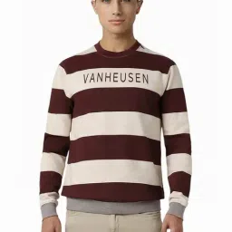Van Heusen Brown Regular Fit Logo Printed Sweatshirt-picture-25