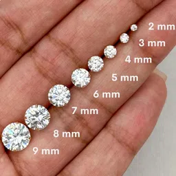 Young & Forever Sterling Silver Plated Crystal Studded Circular Shaped Studs image 4