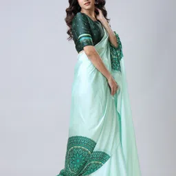 TRENDING KART Ethnic Motifs Pure Georgette Saree image 2