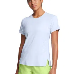 Under Armour Blue Regular Fit Sports T-Shirt-image-62