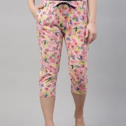 Kryptic Navy & Pink Printed Capris - Pack of 2 image 3