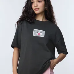 The Souled Store The Powerpuff Girls Oversized Power Printed Pure Cotton T-Shirt image 2