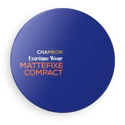 CHAMBOR Extreme Wear Mattefixe Compact 202 Neutral Light - 9 gm image 2