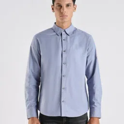 Calvin Klein Jeans Blue Cotton Regular Fit Shirt-picture-45