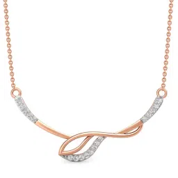 Candere By Kalyan Jewellers 18k Rose Gold and Cubic Zirconia Pendant-picture-35