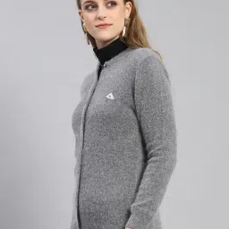 Monte Carlo Grey Wool Textured Cardigan image 4
