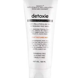 Detoxie Anti-Pollution & De-Tan Refreshing Face Wash - 100 ml image 1